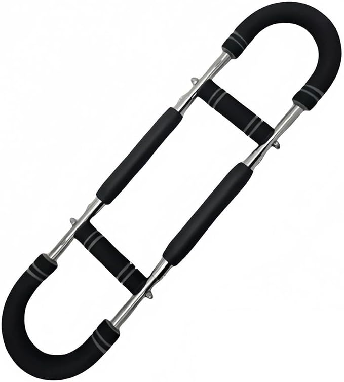Twister Arm Trainer, 60-110Lb Adjustable Chest Workout Device, Detachable Chest Shoulder Expander Exerciser, Upper Body Strength Training Equipment for Home & Gym