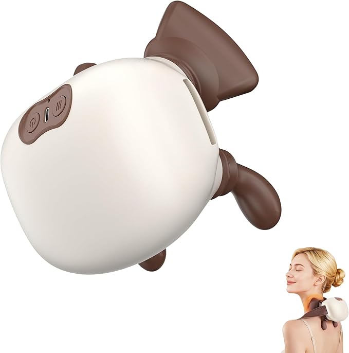 Shoulder and Neck Massager with Heat Heated Massager, Neck Massager with Fingers, Shoulder Massager with Hands, Simulates a Real Palm Massage for Comfort, Relax Muscle Tension