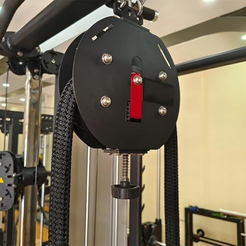 Endless Rope Trainer, Suspension Pulley Cable Machine with Adjustable Resistance, Pull Rope Fitness Training Equipment, for Physical Training