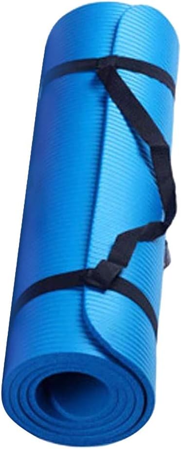 Yoga Mat Pink, 70x23 Inches Extra Thick Anti-Tear High Density Non-Slip Exercise Mats with Carrying Strap,Comfortable Black Yoga Mat for Stretching,Gym,Fitness,Pilates,Home Workout,Exercise