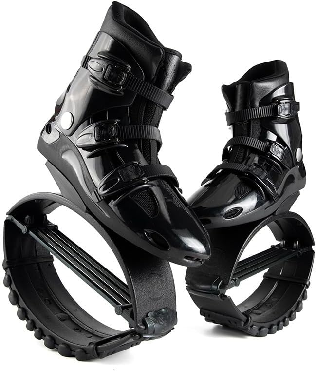 Kangaroo Jump Shoes for Women & Men – Adult Moon Shoes with 4 Springs, Low-Impact Fitness Jumping Boots for Exercise, Weight Loss, Cardio