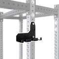PRx Performance Squat Rack Mounted Olympic Barbell Storage Hanging USA Made Steel Barbell Holder for 3x3 Uprights with 5/8" Holes, Vertical Squat Rack Attachment