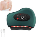 Foot Scraper, Plantar Fasciitis, 12 Massage Levels and 12 Heat Levels, Red Light Heated Gua Sha Device for Plantar Fasciitis, 4-in-1 Vibration Device for Muscle Care