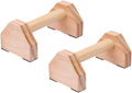 Veemoon Push-up Bars Wooden 30cm Pair, Pine Wood Push-up Holders for Home Arm Strength Training, Muscle Fitness Equipment, Non-slip Push-up Stands for Indoor Workout