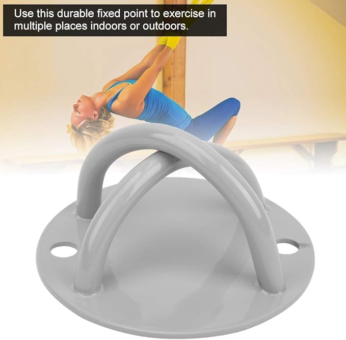 Aerial Yoga Fitness Rings Hanging Pull Strap Mounting Bracket, Stainless Steel Material is Durable Indoor and Outdoor Can Be Used, is The Ideal Choice for Yoga, Fitness Training