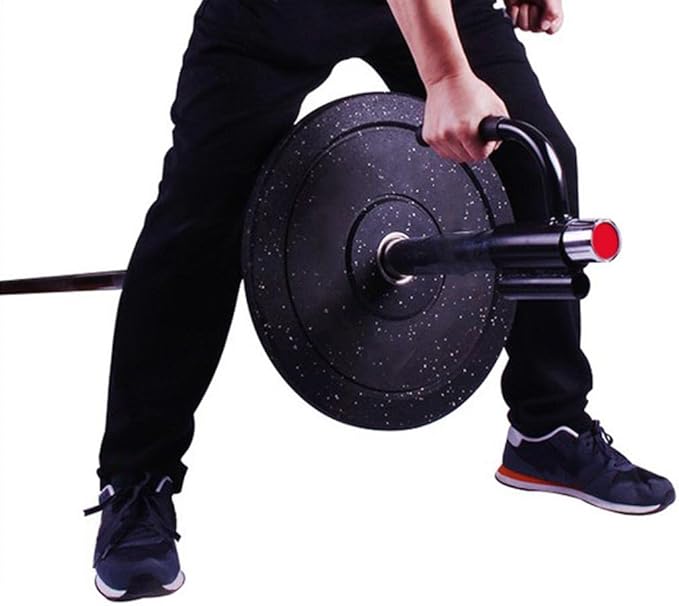Barbell Row Handle Attachment for 25mm & 50mm Rods, Angled Single Handle for Home Gym Strength Training Equipment