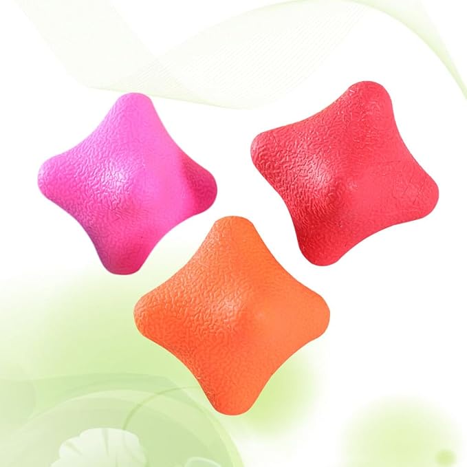 SAFIGLE 6 Pcs Agility Reaction Reflex Balls, Hexagonal Bounce Balls for Hand Eye Coordination, Sports Training for Basketball Soccer Boxing, Indoor Outdoor Fitness Workout