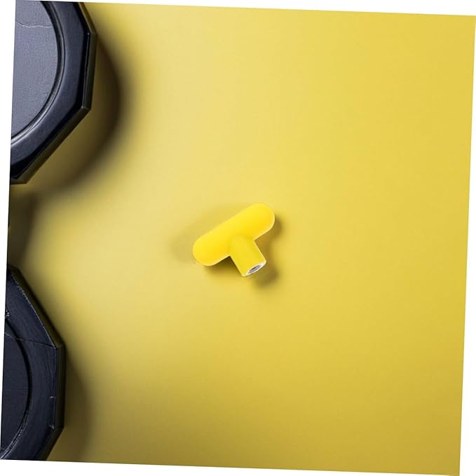 2pcs Fitness Equipment Handles Ergonomic Gym Exercise Grip Attachments for Cable Machines Resistance Bands Yellow Arm Wrestling Strength Training