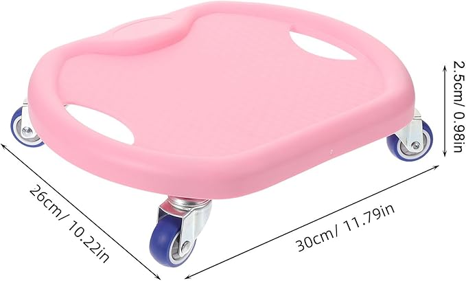 Quiet Fitness Abdominal Training Disc with Comfortable Handle Core Sliders for Home Gym Rolling Workout Equipment for All Levels Pink Silent Design