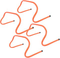 4Pcs Plastic Training Hurdles for Track Agility Speed Equipment Abs Base Outdoor Sports Soccer Fitness