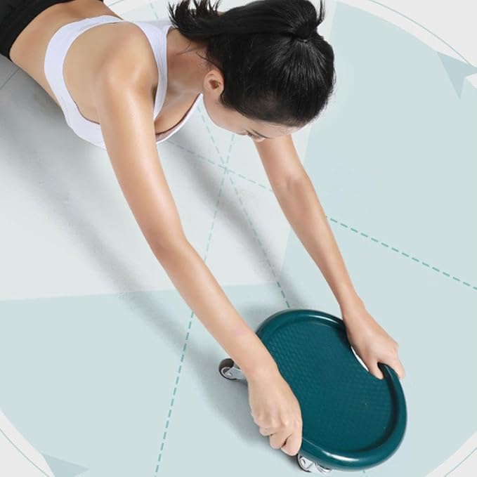 Ab Roller Wheel,Ab Exercise Equipment with Knee Pads,Women's Multifunctional Abdominal Wheel Board,360° Rotating for Core Exercise,Abdominal Strength Training for Full Body Fat Burning Home Gym (C