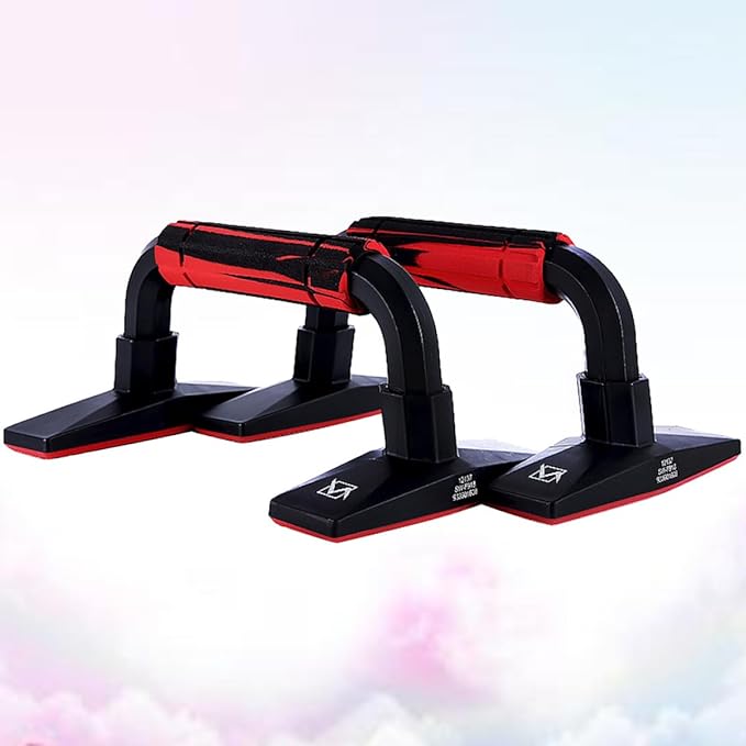 Luxshiny H-shaped Push-up Stands Pair with Rubber Grip, Arm Strength Training Tool and Push-up Bars for Chest and Abdomen Muscle Building, Home Gym Fitness Equipment for Men and Women