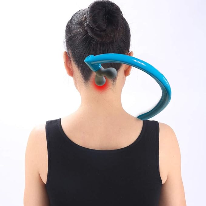 Self Massage Tool - Original Trigger Point Therapy for Back and Neck, Lower Back Massager, Myofascial Release Tool & Deep Tissue Muscle Massage Stick, Shoulder,Leg,Feet, Blue