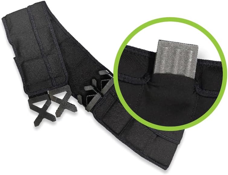 Weighted Fitness Belt - Walking, Running, Training Belt with Adjustable Weights up to 10 lbs, Cooling Technology, Unisex