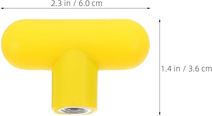 4pcs M8 T-Handle Knob for Exercise Equipment, Rotating Grip Handle for Gym Machines, Pulley Loading Pin Attachment, Strength Training Equipment Accessories