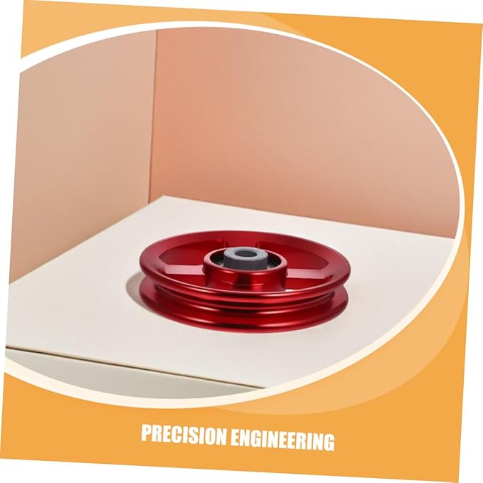 3pcs Aluminum Pulley Wheels for Gym Equipment Cable Machine Fitness Pulley System with 95mm Bearings Aluminum Alloy Bracket Attachment for Strength Training