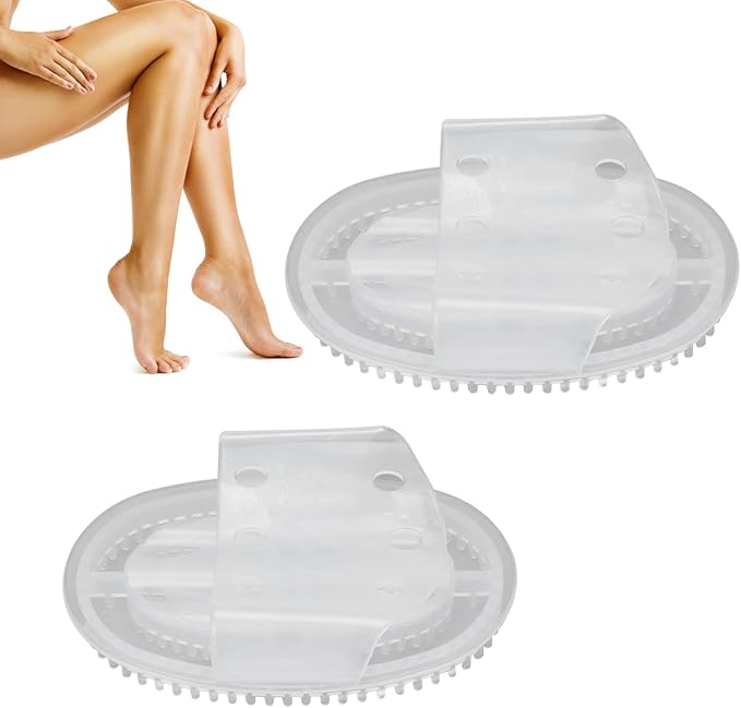 2PCS 2Pcs Meridian Massage Brush, Portable Body Scraping Massage Brush Anti Cellulite Jelly Scrubber Deep Tissue Massager for Back, Foot, Neck, Shoulder, Leg, Calf