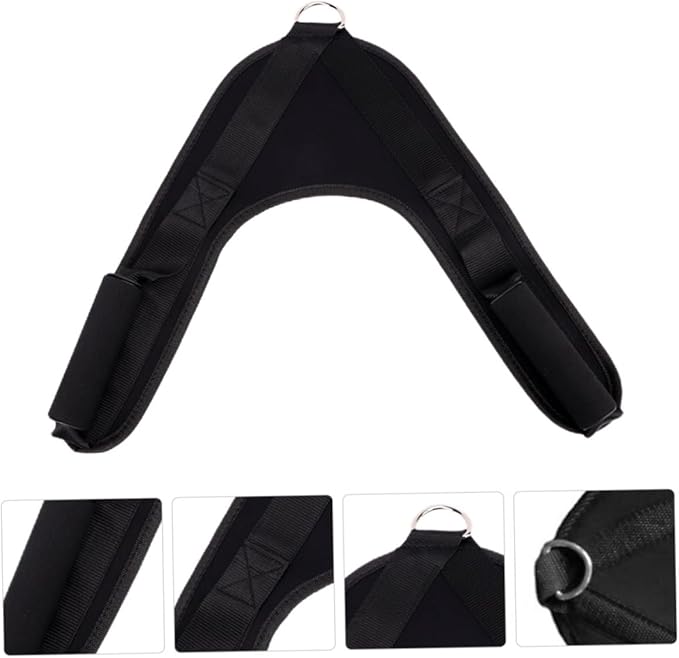 Convenient Shape Abdominal Exercise Strap Fitness Equipment Cable Machine Attachment for Core Strength Training Gym Ergonomic Handle for Comfortable Grip