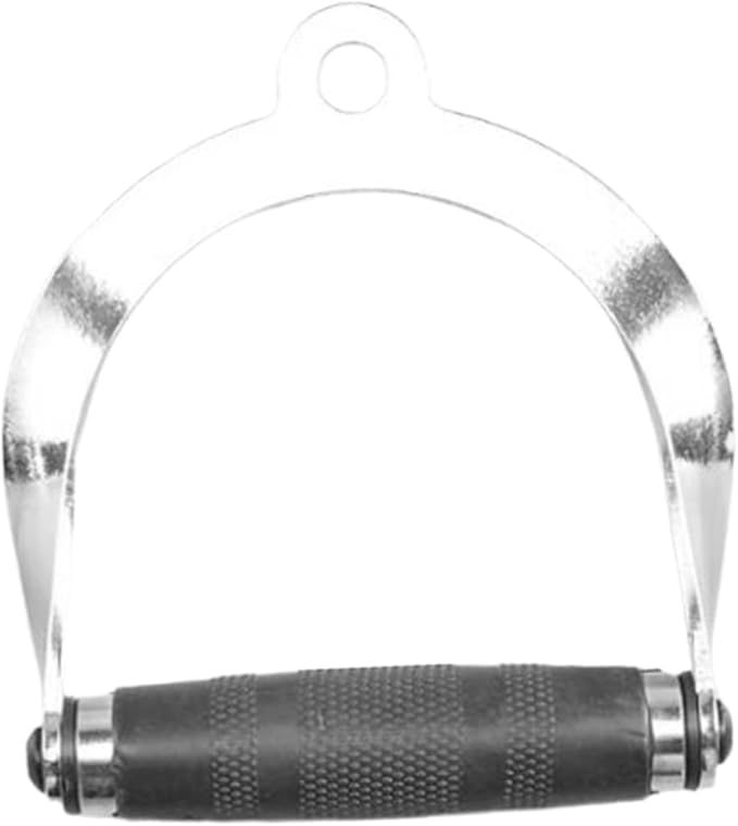 pistro LAT Pulldown Handle Attachment for Cable Machine, 6.69x5.91 Inch Triceps Strength Training Attachment with Non-Slip Grip for Home Gym Equipment