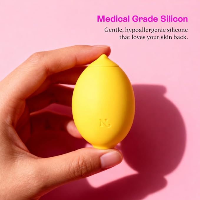Hello Nancy Lemon Personal Massager for Women, Handheld Air Pulse Massager with 12 Intensities, Hello Nancy Lemon Massager, Discreet Rechargeable Wellness Device for Relaxation and Stress Relief