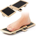 Wooden ankle balance board, safe and non-slip, small strength training device, helps to enhance stability, balance and core muscle strength
