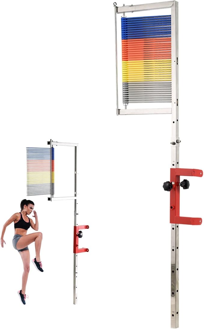 Wall Mounted Vertical Jump Measurement Tool, 47.24''-137.8" Adjustable Height Vertical Jump Trainer,Vertical Jump Height Measure,Jump Trainer,Vertical Jump Challenger for Jumping Training