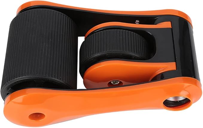 2 Wheels Ab Roller Wheel, Abdominal Muscle Exerciser, Dual - Wheel Core Trainer with Knee Pad for Home Gym, Stable Aluminum Alloy Frame, Foldable Design for Full - Body