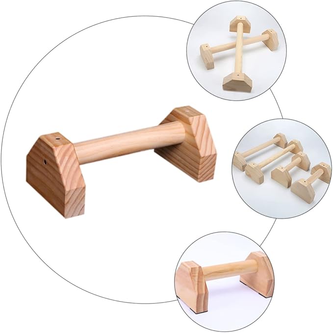 BESPORTBLE Push-up Brackets for Home Fitness Durable Grip Bars for Strength Training Anti-skid and Sweat-resistant Push-up Stands for Arm Muscle Development and Balance Training