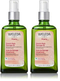 Weleda Stretch Mark Pregnancy Massage Oil,3.4 Fluid Ounce,Plant Rich Oil with Vitamin E,Sweet Almond,Jojoba and Arnica Oils,(Pack of 2)