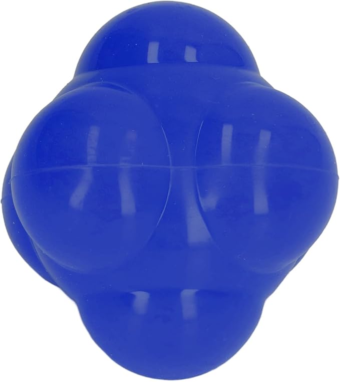 Reaction Ball, Rubber Bright Color Hex Reaction Trainer Ball for Enhanced Agility, Hand Eye Coordination and Fitness Training for Basketball Tennis