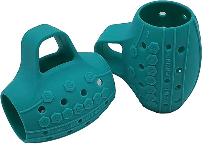 Egg Weights Colored Cardio 2.0 lbs Pair Replacement Grips Anti-Slip Silicone Rubber Finger Loop for Cardio Egg Weights