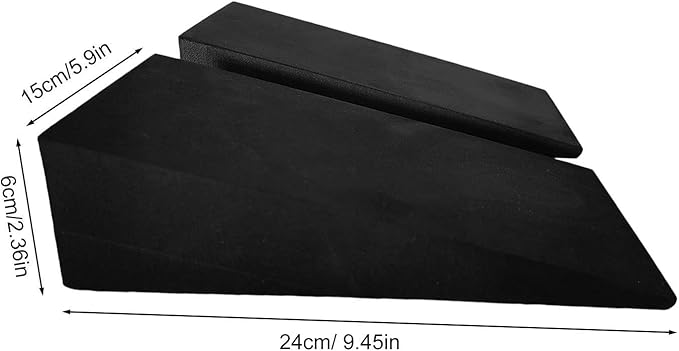 Slant Board for Calf Stretching, Portable Non-Slip Heel Elevated Squat Wedge Lightweight Yoga Foam Wedge Slant Board Trainer for Men and Women Slant Board for Squats for Knees Over Toe