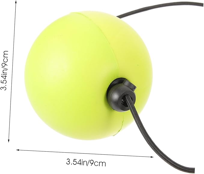 1Set Elastic Speed Boxing Ball Reaction Ball for Speed Training Durable PU Material for Home and Gym Use Enhances Punching Accuracy and Hand Eye Coordination