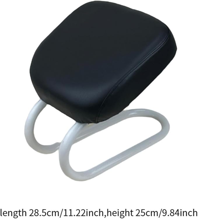 Colaxi Meditation Stool for Adults, Meditation Bench Kneeling Stool, Ergonomic Portable Chair with Anti Slip Cover, Adjustable Prayer Bench Seat for Home Studio Praying Yoga, Style D Black