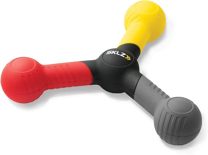 SKLZ Reactive Catch Trainer for Improving Hand-Eye Coordination & Speed, Grey/ Yellow/ Red