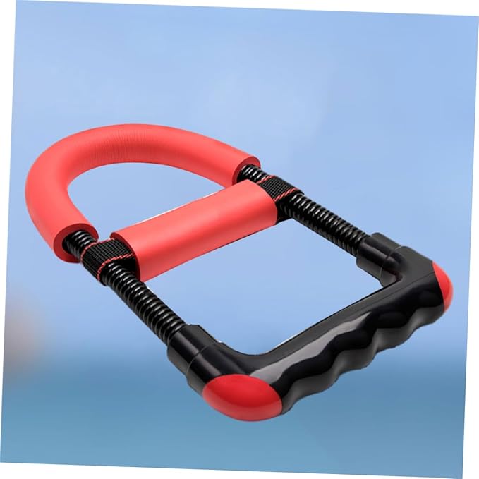 BESPORTBLE Hand Strength Training Device Grip Trainer Core Wrist Strengthener Hand Exerciser Grip Strengthener Aluminum Handles for Climbers Weightlifters and Athletes Red