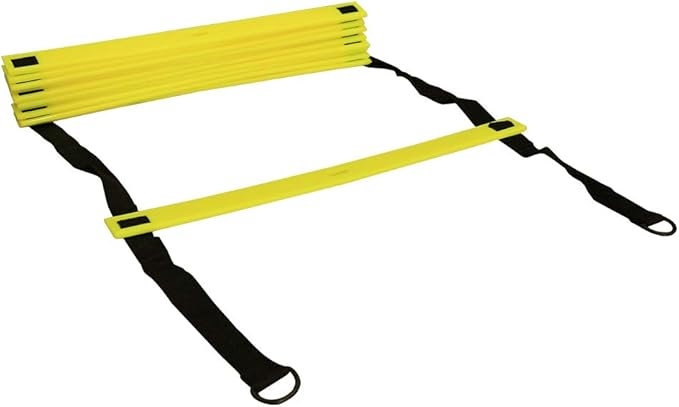 Feet Speed and Agility Training Ladder for High-Intensity Training in Boxing, Soccer, Football, Lacrosse, and Ice Hockey - Improve Your Footwork and Coordination, 15 Feet