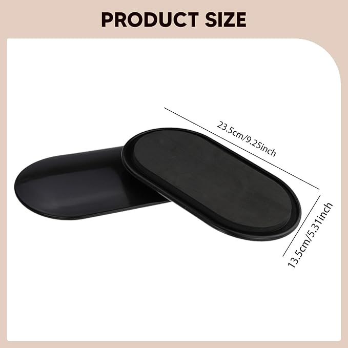 2X Exercise Core Sliders Slide Pads Abdominal Training Full Body Workout Ab Pads Sliding Discs for Pilates Home