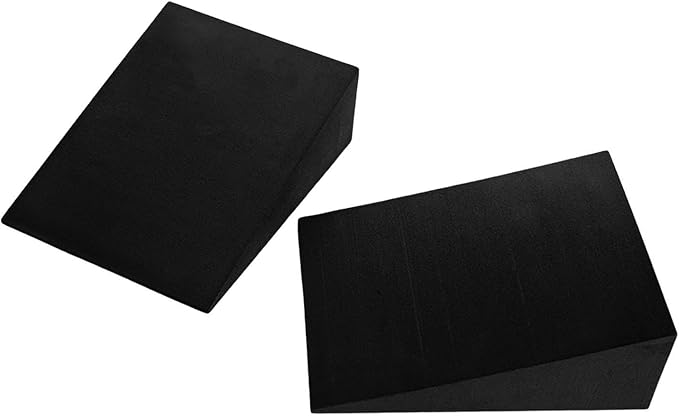 Yoga Foam Wedge - Portable Foam Yoga Wedge Stretching Equipment | Supportive Yoga Block | Back Support Foam Incline Slant Board for Leg, Calf, Ankle and Foot Stretching