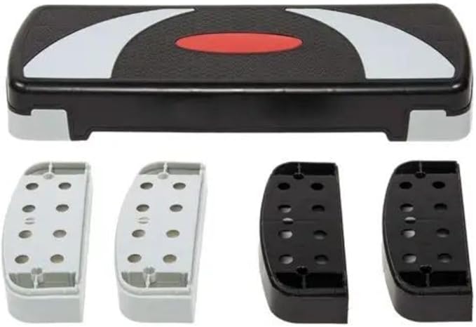 30" Aerobic Step Platform Stepper with Adjustable Height (4"-6"-8") & Anti-Slip Design