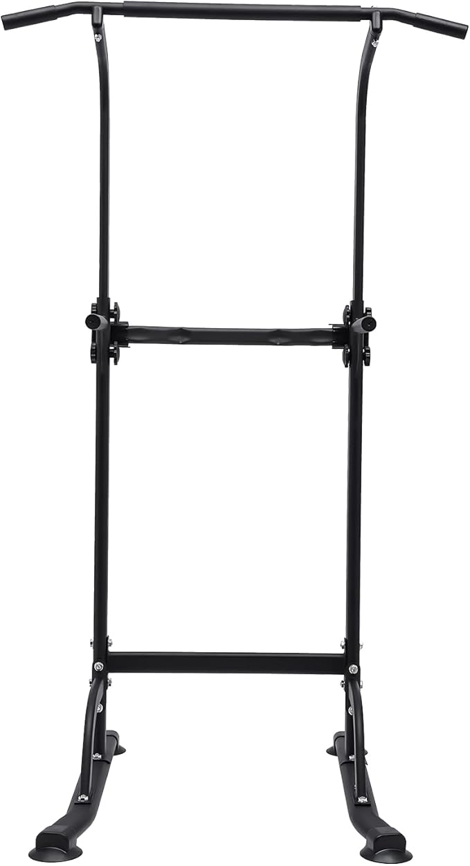 YIYIBYUS Training Dip Stands Station,Dip Station Power Tower Pull Up Bar Strength Training Workout Equipment Home