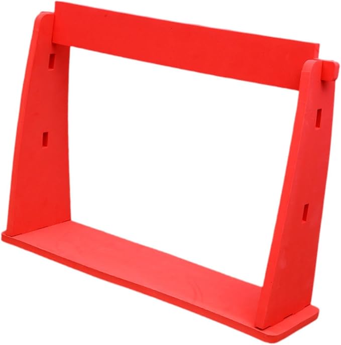 Agility Training Hurdle,Agility Speed Training Equipment,Improves Strength Jumping Bar Set Adjustable for Football Athletic, red