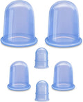Silicone Cupping Therapy Sets (6-Pc Kit) - Included 2 Pcs Facial Suction Cups, Anti Cellulite Cup Massager - Vacuum Suction Cup for Cellulite Treatment - Amazing Cellulite Remover