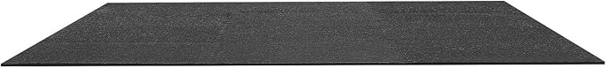 VEVOR 0.4Inch 48sq.ft 12 Tiles Gym Flooring for Home Gym, Rubber Top with High Density EVA Foam, 24 x 24In Gym Floor Exercise Equipment Mats, Interlocking Gym Mats, Puzzle Workout Mats, Black & Gray
