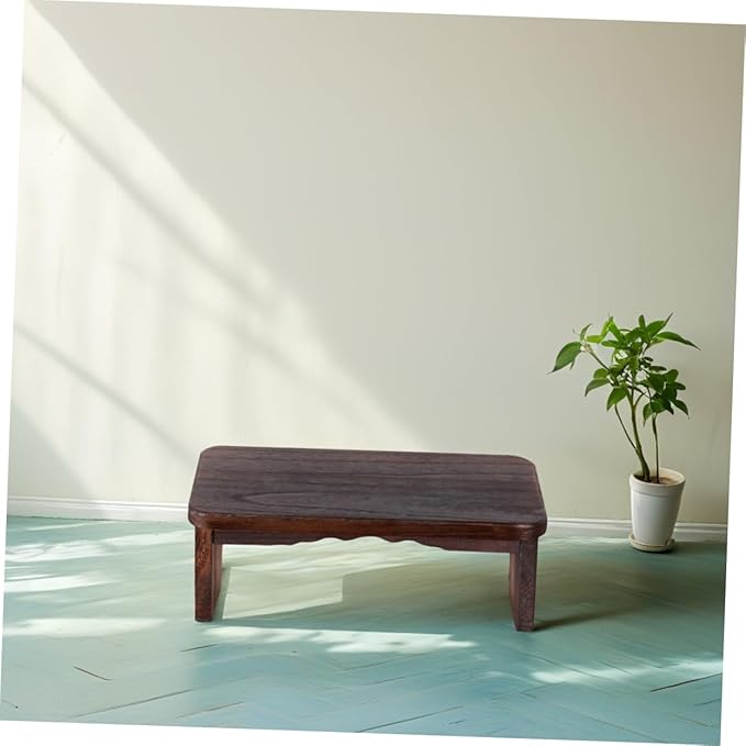 Hemoton Stool Seat Cushion Zen Meditation Bench Kneel Sit Stool for Home Yoga and Meditation