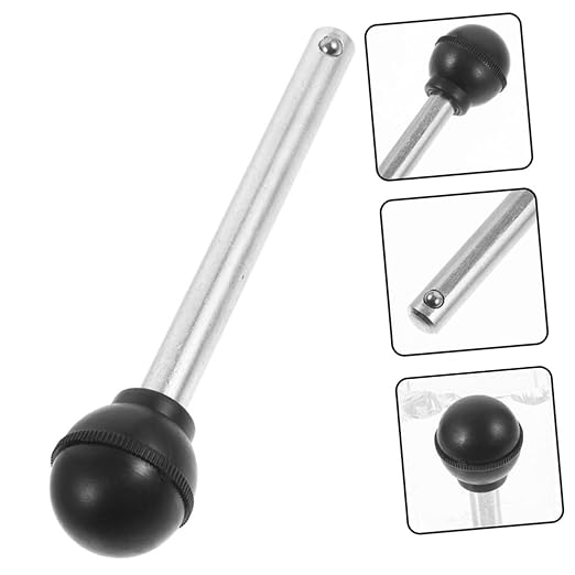 2Pcs Weight Stack Pin for Fitness Equipment Sturdy Steel Ball Head Loading Pins Gym Weight Machine Attachment for Strength Training and