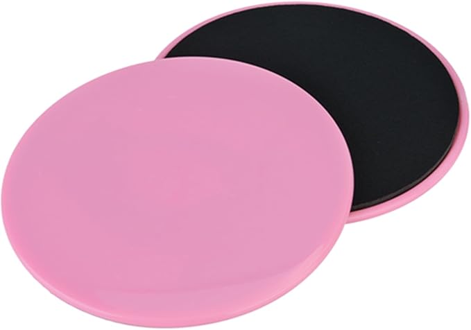 2PCS Exercise Sliding Discs, Small Lightweight Core Sliders, Full Body Workout Tools with Self Adhesive Design, Ideal for Gym, Yoga, Physical Therapy & Dance Training