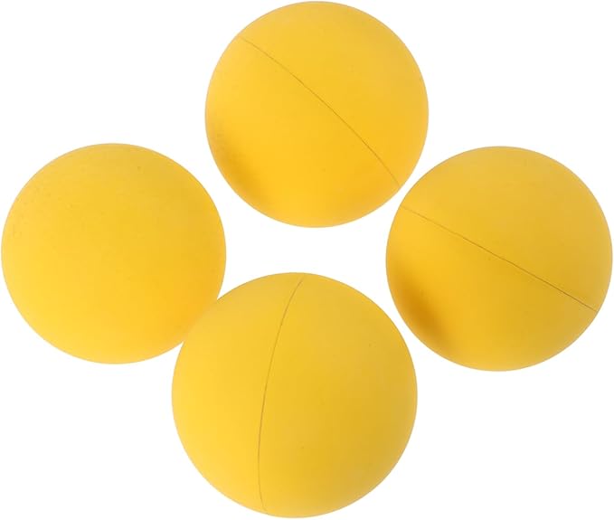 Sports Reaction Balls 4 Pack Mini High Elastic Rebound Training Balls 2.16 Inch for Speed Agility Practice Indoor Outdoor