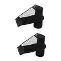 NOLITOY 2pcs Magnetic Therapy Back Support Magnetic Waist Support Self-heating Brace Size (