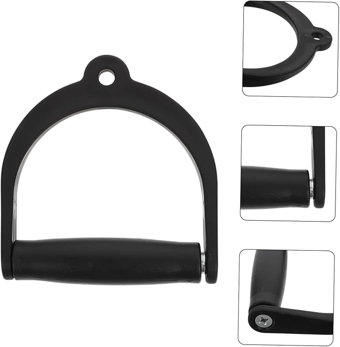 ibasenice 1Pc Sturdy Fitness Arc Handle for Strength Training Plastic Pull Rope Grip for Gym Cable Machines Comfortable Anti-Slip Bodybuilding Attachment for Home and Commercial Exercise Equipment